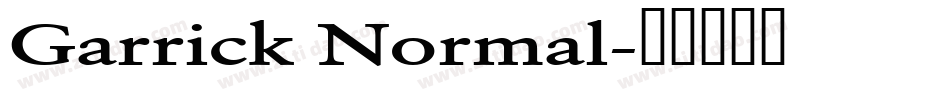 Garrick Normal字体转换